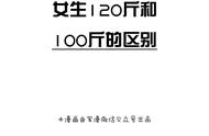 120斤和130斤区别图（130斤和120斤区别大么）