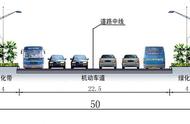 道路各个结构层组成示意图（高速路面结构层示意图）